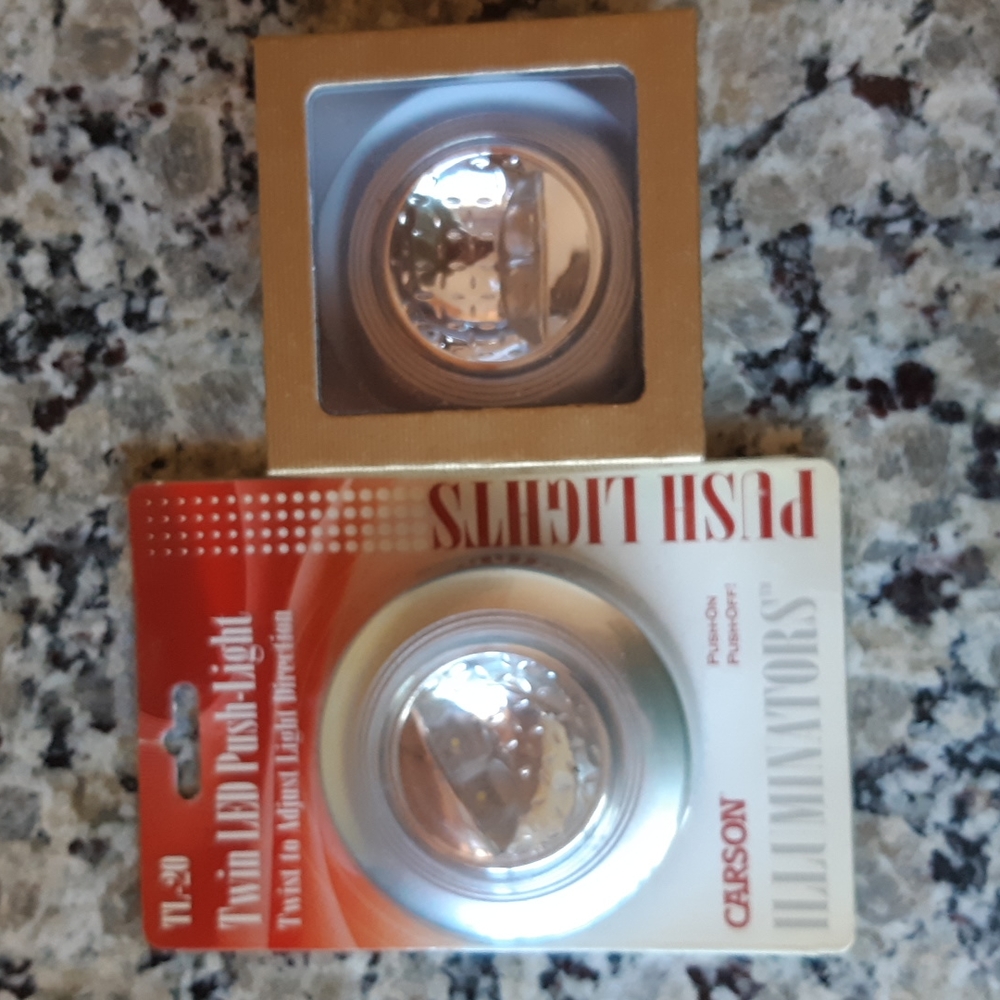 Free Twin LED Push-Light - new with Any Purchase